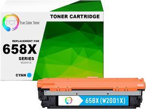 TCT 658X Cyan TAA Compliant Toner Cartridge - Premium Compatible Replacement for HP 658X W2001X High Yield Works With HP Color LaserJet Enterprise M751's Printers TCT 658X Cyan TAA Compliant Toner Cartridge - Premium Compatible Replacement for HP 658X W2001X High Yield Works With HP Color LaserJet Enterprise M751's Printers