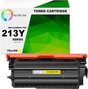 TCT 213Y Yellow Jumbo Toner Cartridge - Premium Compatible Replacement for HP 213Y W2132Y Works With HP Color LaserJet Enterprise 5700dn 6700 MFP 5800dn