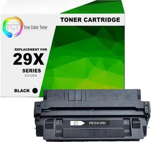 True Color Toner 29X Toner Cartridge - Premium Compatible Replacement for HP 29X C4129X Black High Yield Works With HP LaserJet 5000 5000N 5000DN 5000GN 5100 5100DTN 5100TN