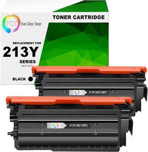 TCT 213Y Black Jumbo Toner Cartridge 2 Pack - Premium Compatible Replacement for HP 213Y W2130Y Works With HP Color LaserJet Enterprise 5700dn 6700 MFP 5800dn TCT 213Y Black Jumbo Toner Cartridge 2 Pack - Premium Compatible Replacement for HP 213Y W2130Y Works With HP Color LaserJet Enterprise 5700dn 6700 MFP 5800dn