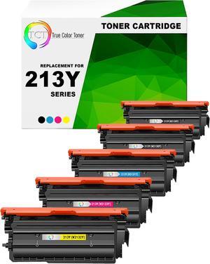 TCT 213Y Jumbo Toner Cartridge 5 Pack - Premium Compatible Replacement for HP 213Y Super High Yield Works With HP Color LaserJet Enterprise 5700dn 6700 MFP 5800dn TCT 213Y Jumbo Toner Cartridge 5 Pack - Premium Compatible Replacement for HP 213Y Super High Yield Works With HP Color LaserJet Enterprise 5700dn 6700 MFP 5800dn