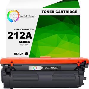 True Color Toner 212A Black Toner Cartridge - Premium Compatible Replacement for HP 212A W2120A Works With HP Color LaserJet Enterprise M554dn M555dn M555x