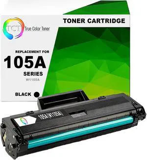 TCT 105A Toner Cartridge - Premium Compatible Replacement for HP 105A W1105A Black Works With HP LaserJet 107's MFP 135's 37's