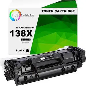 TCT 138X Toner Cartridge - Premium Compatible Replacement for HP 138X W1380X Black High Yield Works With HP LaserJet Pro 3001's MFP3101's