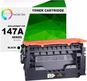 True Color Toner 147A Toner Cartridge - Premium Compatible Replacement for HP 147A W1470A Black Works With HP LaserJet Enterprise Flow MFP M634h M635z M636z
