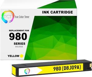 TCT Compatible For HP 980 (D8J09A) Yellow OfficeJet X555dn X555xh M585z Ink