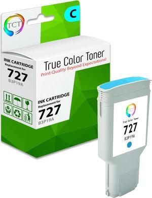 TCT 727 Cyan Ink Cartridge - Premium Compatible Replacement for HP 727 B3P19A Cyan High Yield Works With HP DesignJet T920 T930 T1500 T1530 TCT 727 Cyan Ink Cartridge - Premium Compatible Replacement for HP 727 B3P19A Cyan High Yield Works With HP DesignJet T920 T930 T1500 T1530