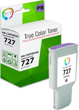 TCT 727 Photo Black Ink Cartridge - Premium Compatible Replacement for HP 727 B3P23A Photo Black High Yield Works With HP DesignJet T920 T930 T1500 T1530 TCT 727 Photo Black Ink Cartridge - Premium Compatible Replacement for HP 727 B3P23A Photo Black High Yield Works With HP DesignJet T920 T930 T1500 T1530
