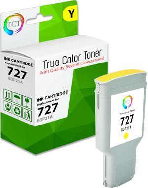 TCT 727 Yellow Ink Cartridge - Premium Compatible Replacement for HP 727 B3P21A Yellow High Yield Works With HP DesignJet T920 T930 T1500 T1530 TCT 727 Yellow Ink Cartridge - Premium Compatible Replacement for HP 727 B3P21A Yellow High Yield Works With HP DesignJet T920 T930 T1500 T1530