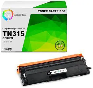 TCT TN315 Black TAA Compliant Toner Cartridge - Premium Compatible Replacement for Brother TN315 TN-315BK Black Works With Brother HL-4150CDN 4570CDW 4570CDWT MFC-9460CDN 9560CDW 9970CDW Printers