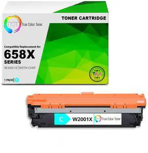 TCT 658X Cyan TAA Compliant Toner Cartridge - Premium Compatible Replacement for HP 658X W2001X High Yield Works With HP Color LaserJet Enterprise M751's Printers TCT 658X Cyan TAA Compliant Toner Cartridge - Premium Compatible Replacement for HP 658X W2001X High Yield Works With HP Color LaserJet Enterprise M751's Printers