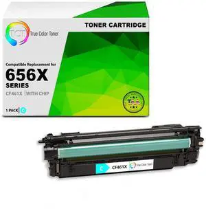 TCT 656X Cyan TAA Compliant Toner Cartridge - Premium Compatible Replacement for HP 656X CF461X High Yield Works With HP Color LaserJet Enterprise M652 M653 Printers TCT 656X Cyan TAA Compliant Toner Cartridge - Premium Compatible Replacement for HP 656X CF461X High Yield Works With HP Color LaserJet Enterprise M652 M653 Printers