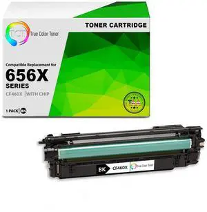 TCT 656X Black TAA Compliant Toner Cartridge - Premium Compatible Replacement for HP 656X CF460X High Yield Works With HP Color LaserJet Enterprise M652 M653 Printers