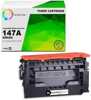 TCT 147A TAA Compliant Toner Cartridge - Premium Compatible Replacement for HP 147A W1470A Black Works With HP LaserJet Enterprise Flow MFP M634h M635z M636z Printers