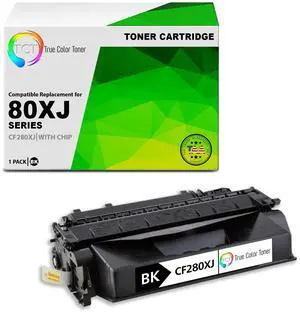 TCT 80XJ Jumbo TAA Compliant Toner Cartridge - Premium Compatible Replacement for HP 80X CF280X Black High Yield Jumbo Works With HP LaserJet Pro 400 M401A M401D M401DN Printers