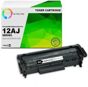 TCT 12AJ Jumbo TAA Compliant Toner Cartridge - Premium Compatible Replacement for HP 12AJ Q2612AJ Black Jumbo Yield Works With HP LaserJet 1010 1012 1015, M1319f MFP Printers TCT 12AJ Jumbo TAA Compliant Toner Cartridge - Premium Compatible Replacement for HP 12AJ Q2612AJ Black Jumbo Yield Works With HP LaserJet 1010 1012 1015, M1319f MFP Printers