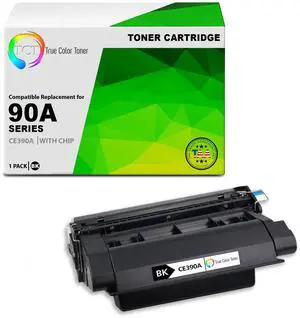 TCT 90A TAA Compliant Toner Cartridge - Premium Compatible Replacement for HP 90A CE390A Black Works With HP LaserJet Enterprise M4555 MFP, 600 M601 M602 M603 Printers