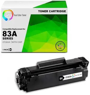 TCT 83A TAA Compliant Toner Cartridge - Premium Compatible Replacement for HP 83A CF283A Black Works With HP LaserJet Pro MFP M125 M126 M127 M128 M225 M201 M202 Printers