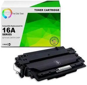 TCT 16A TAA Compliant Toner Cartridge - Premium Compatible Replacement for HP 16A Q7516A Black Works With HP Laserjet 5200 5200N 5200DTN 5200TN 5200L Printers