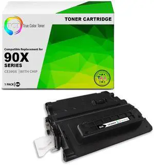 TCT 90X TAA Compliant Toner Cartridge - Premium Compatible Replacement for HP 90X CE390X Black High Yield Works With HP LaserJet Enterprise M4555 MFP, 600 M601 M602 M603 Printers