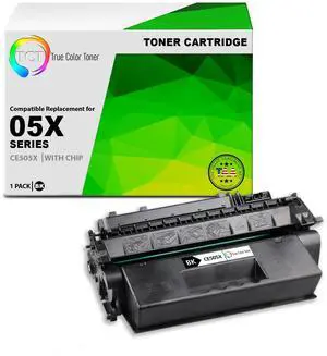 TCT 05X TAA Compliant Toner Cartridge - Premium Compatible Replacement for HP 05X CE505X Black High Yield Works With HP LaserJet P2030 P2035 P2035N P2050 P2055D P2055DN P2055X Printers