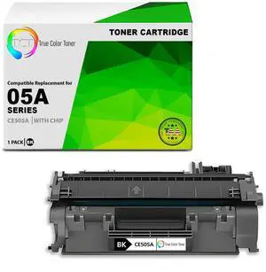 TCT 05A TAA Compliant Toner Cartridge - Premium Compatible Replacement for HP 05A CE505A Black Works With HP LaserJet P2030 P2035 P2035N P2050 P2055D P2055DN P2055X Printers