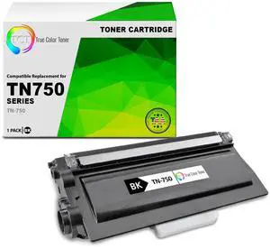 TCT TN750 TAA Compliant Toner Cartridge - Premium Compatible Replacement for Brother TN-750 Black High Yield Works With Brother HL-5440D 5450 6180 5470 MFC-8510 8520 8950 DCP-8110 8150 8250 Printers