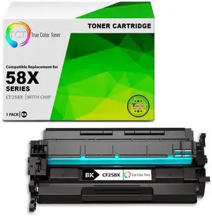 TCT 58X TAA Compliant Toner Cartridge - Premium Compatible Replacement for HP 58X CF258X Black High Yield Works With HP Laserjet Pro MFP M428fdw M428fdn, M404n M404dn Printers