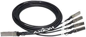 Axiom 470-AAGE-AX 470-Aage : 40Gbase-Cr4 Qsfp+ To 4 10Gbase-Cu Sfp+ Passive Dac Cable Dell Compati