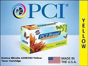 Pci Konica Minolta A33k232 Yellow Toner
