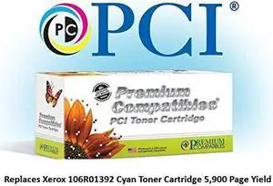 PCI 106R01392-PCI PCI PHASER 6280 6280VDN CYAN TONER CTG
