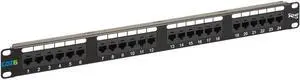 New ICC PATCH PANEL CAT 6 24-PORT 1 RMS ICMPP02460 633758011297