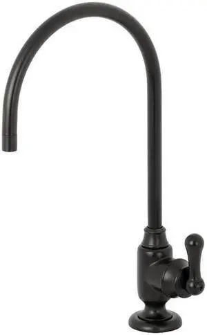 Kingston Brass KS5190AL Traditional Royale Single-Handle Water Filtration Faucet - Matte Black