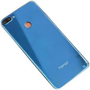 Battery Cover For Huawei Honor 9N Back Rear Glass Battery Cover honor 9i (Blue)