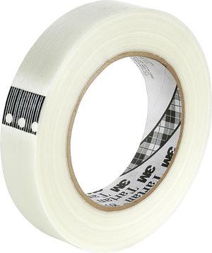 3M 8934 Filament Tape - 1.89" Width x 60.15 yd Length - 3" Core - Synthetic Rubber - 24 / Carton - Clear