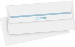 Business Source Self Seal Envelopes Tint/Regular 4-1/2"x9-1/2" 500/BX WE 04645