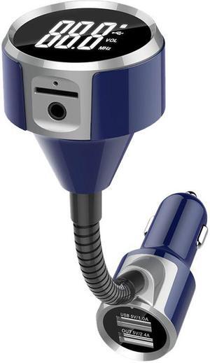 New Fashion BC18 Smart Car Charger Bluetooth Kit Support FM Transmitter TF Card USB Flash Disk Bluetooth Caller ID Broadcaster