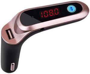 New USB Car MP3 Players 1PC G7 Hands-free Bluetooth Car Kit FM Transmitter USB Charger Adapter MP3 Player High Quality (Red)