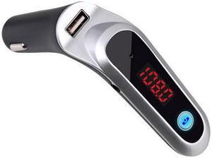 New USB Car MP3 Players 1PC G7 Hands-free Bluetooth Car Kit FM Transmitter USB Charger Adapter MP3 Player High Quality (Silver)