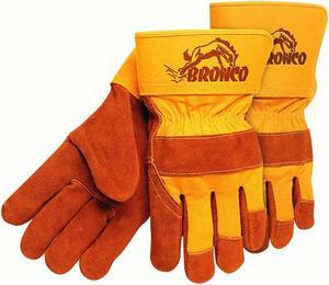 Memphis Glove - 1680 - Bronco Side Leather Palmgloves 2-1/2 Safe, Dozen Of 12