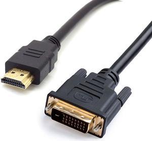 HDMI to DVI Adapter Cable HDMI Male to DVI-D 24+1 Pin Male 1080P Video Converter Cable for LCD DVD HDTV XBOX HDMI Cable