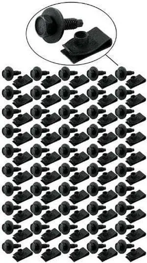 Allstar 18558-50 Body Bolt Kit With Clips