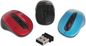 2.4GHz 1200DPI Wireless Mouse 3 Keys USB Optical Scroll Cordless Mouse for Tablet Laptop Computer Finest