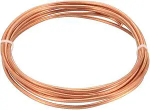 Refrigeration Tubing, 7/64" OD x 1/16" ID x 6.5 Ft Soft Coil Copper Tubing