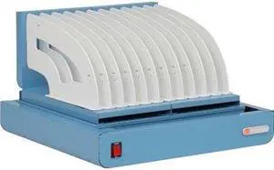 Bretford TVT10AC-SKY 10-Unit AC Power Sky Finish Cube Micro Tray