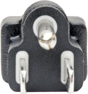 Tripp Lite P006-000 NEMA 5-15P to IEC-320-C13 Power Cord Adapter - 10A, 125V, Black
