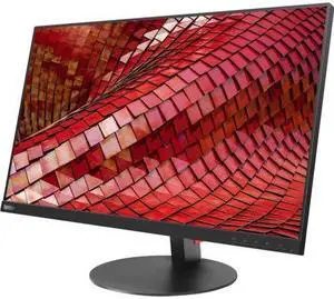 Lenovo ThinkVision T27i-10 27" Full HD 1920 x 1080P 75Hz VGA DisplayPort HDMI USB 3.0 Widescreen LED Backlit IPS Monitor Height Adjustable, Pivot, Swivel and Tile