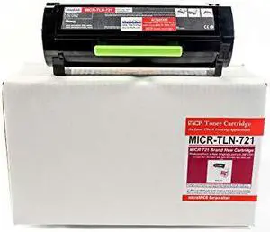 microMICR MICR Toner Cartridge - Alternative for Lexmark (56F1000) - Black