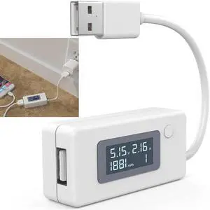 Hot Sale Digital LCD USB Charger Capacity Current Voltage Tester Meter Networking Tools For Cell Phone Power Bank High Quality