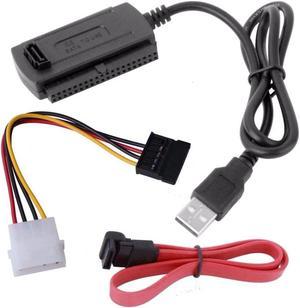 SATA/PATA/IDE Drive to USB 2.0 Adapter Converter Cable For 2.5 / 3.5 Inch Hard Drive